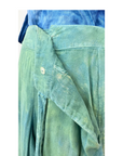Flowy Lightweight Ida Pants in Green | Organic Cotton Double Gauze | Ombre