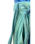 Flowy Lightweight Ida Pants in Green | Organic Cotton Double Gauze | Ombre