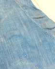 Allyn Boxy Tee in Blue Pink Linen