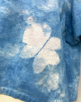Allyn Boxy Tee in Blue Purple Flannel | Pattern A