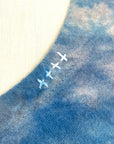 Allyn Boxy Tee in Blue Purple Flannel | Pattern B
