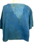 Allyn Boxy Tee in Teal Cotton Double Gauze | Pattern B