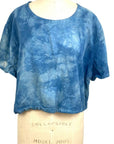 Allyn Boxy Tee in Blue Flannel | Pattern B