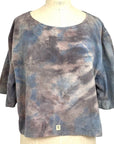 Allyn Boxy Tee in Purple Flannel | Pattern C