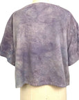 Allyn Boxy Tee in Purple Flannel | Pattern D
