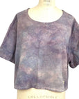 Allyn Boxy Tee in Purple Flannel | Pattern D