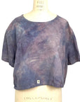 Allyn Boxy Tee in Purple Flannel | Pattern G