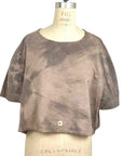 Allyn Boxy Tee in Rose Mauve Flannel | Pattern A