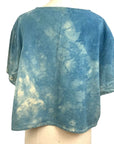 Allyn Boxy Tee in Teal Flannel | Pattern A