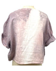 Allyn Boxy Tee Organic Cotton Double Gauze in Lilac Ombre