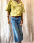 Allyn Boxy Tee: Sustainable Warmth & Effortless Style in Matcha Green