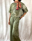 Allyn Boxy Tee: Sustainable Warmth & Effortless Style in Olive Green