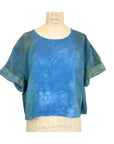 Blue Green Poplin Boxy Allyn T