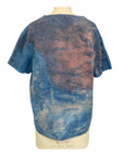 Blue Pink Flannel T Shirt