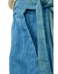 Flowy Lightweight Ida Pants in Teal | Organic Cotton Double Gauze