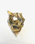 Yellow speckle square scarf