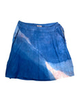 Blue Pink Linen Carina Skirt (3X Only)