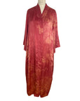 Plant Dyed Red Flame Silk Kimono