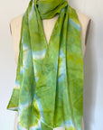 Silk Scarf in Green
