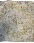 Grey Square Silk Scarf – Naturally Dyed Floral Print