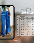 Ida Pant - Flowy Adjustable Pants Organic Cotton in Coral