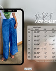 Ida Pants in Blue | Organic Cotton Double Gauze