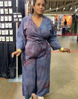 Janelle Jumpsuit in Blue Purple