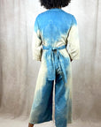 Janelle Jumpsuit in Blue Tan Ombre