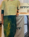 Botanically Dyed Bamboo Knit Dress in Blue Willow