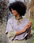 Allyn Boxy Tee: Sustainable Warmth & Effortless Style in Lavender