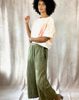 Allyn Boxy Tee: Sustainable Warmth & Effortless Style in Peppermint Ice Cream