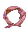 Rose Square Silk Scarf – Naturally Dyed Floral Print