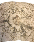 Sage Square Silk Scarf – Naturally Dyed Floral Print