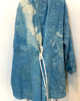 Botanically Dyed Linen Tunic in Teal Size 1