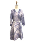 Purple Organic Linen Celeste Dress with Pockets - The Perfect Dress for Every Occasion