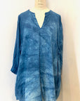 Botanically-Dyed-Linen-Tunic-in-Blue