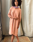 Celeste Dress in Peach | Organic Cotton Double Gauze | Solid