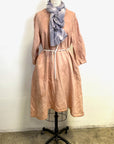 Peach Organic Linen Celeste Dress with Pockets - The Perfect Dress for Every Occasion