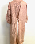Peach Organic Linen Celeste Dress with Pockets - The Perfect Dress for Every Occasion