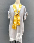 Silk Scarf | For Women | Yellow Burst