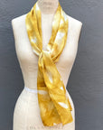 Silk Scarf | For Women | Yellow Burst