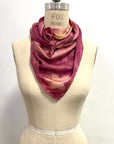 Square Silk Scarf in Hot Pink