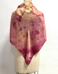 Square Silk Scarf in Hot Pink