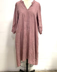 Rose Organic Linen Celeste Dress with Pockets - The Perfect Dress for Every Occasion