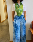 Ida Pants in Blue | Organic Cotton Double Gauze