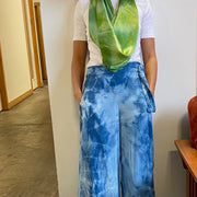 Ida Pants in Blue | Organic Cotton Double Gauze