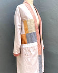 Upcycled Long Jacket with Sashiko