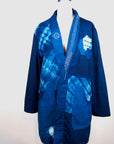 Indigo Blue | Custom Long Jacket with Sashiko | For men and women