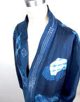 Indigo Blue | Custom Long Jacket with Sashiko | For men and women