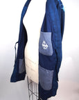 Indigo Blue | Custom Long Jacket with Sashiko | For men and women